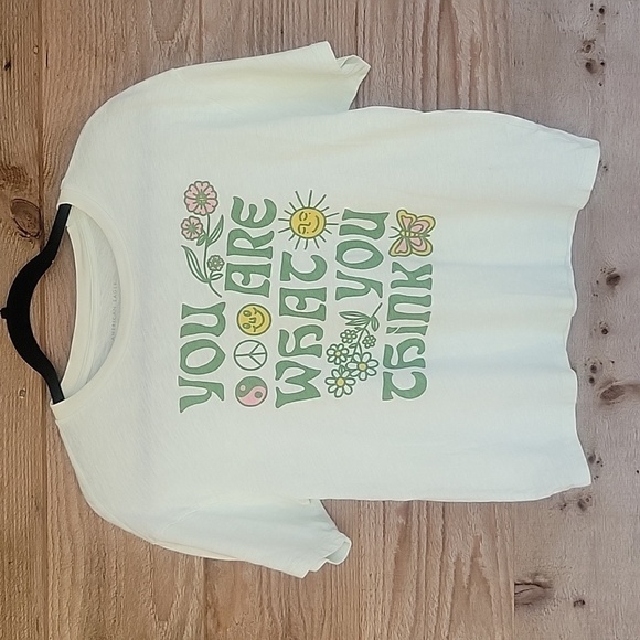 American Eagle Outfitters Tops - American Eagle Cropped Boxy Graphic Tee Size XSmall